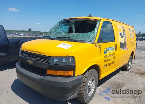 2023 Chevrolet Express Cargo Rwd 2500 Regular Wheelbase Wt from USA, damaged, VIN 1GCWGAFP6P1117232